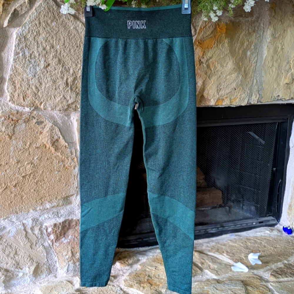 Green PINK Leggings, Size Small
